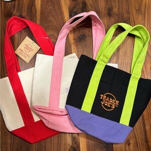 Bundle of Trader Joe’s mini tote bags